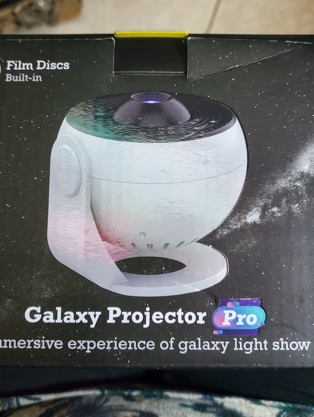 NWT Galaxy Projector Pro 12 DISC Built In - White/Black